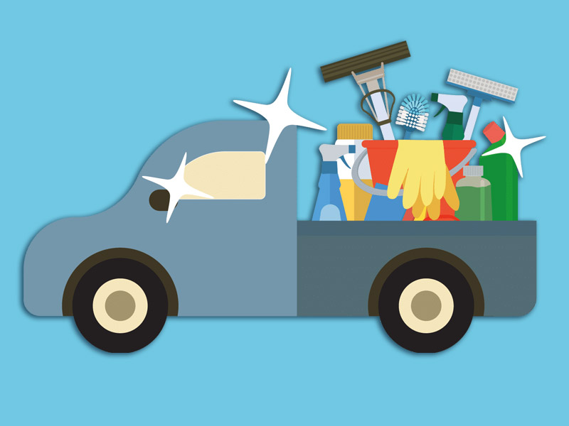 Nettoyage intérieur de véhicule